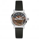 Harley Davidson 76L174 women's watch, leather strap