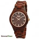 GreenTime ZW065B unisex watch in wood