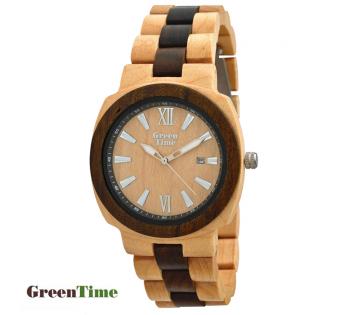 GreenTime ZW048A SQUARE orologio unisex in legno
