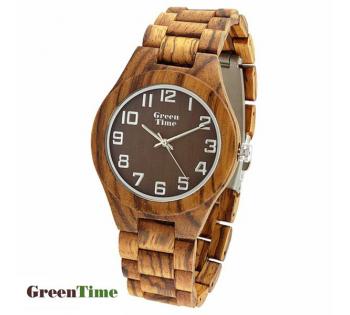 GreenTime ZW065D unisex watch in wood