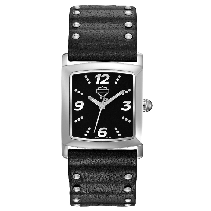 Harley Davidson 76L162 women's watch, leather strap