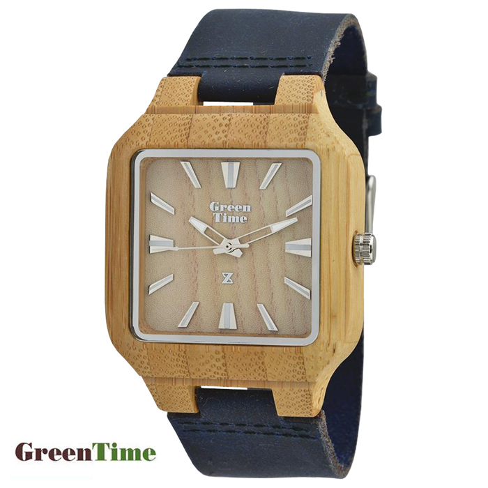 GreenTime ZW018B Herrenuhr aus Holz