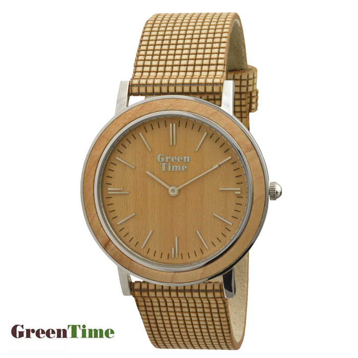 GreenTime ZW085D VEGAN Herrenuhr aus Holz