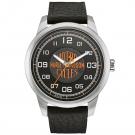 Harley Davidson 76A155 men's watch, leather strap