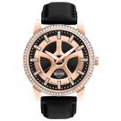 Harley Davidson 78L111 orologio da donna, cinturino tessuto-pell