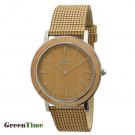 GreenTime ZW085D VEGAN orologio da uomo in legno