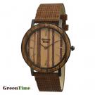 GreenTime ZW085F VEGAN Herrenuhr aus Holz