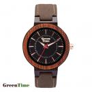 GreenTime ZW111A VEGAN FREETIME FUTURE Herrenuhr aus Holz