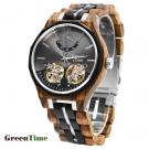 GreenTime ZW177A AUTOMATIC MONFALCONE men's watch in wood