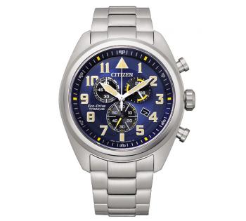 Citizen AT2480-81L SUPERTITANIUM CRONO 2480 uomo Eco Drive