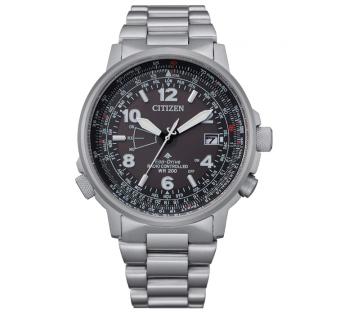 Citizen CB0240-88E orologio radiocontrollato PILOT acciaio