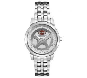 Harley Davidson 76L160 orologio da donna, bracciale acciaio