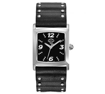 Harley Davidson 76L162 women\'s watch, leather strap