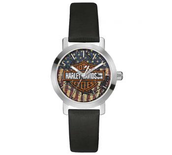 Harley Davidson 76L174 orologio da donna, cinturino pelle