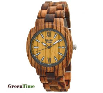 GreenTime ZW048B SQUARE unisex watch in wood