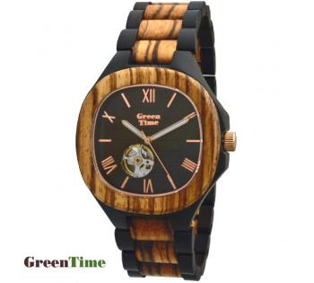 GreenTime ZW073A AUTOMATIC MOMENTUM orologio uomo in legno