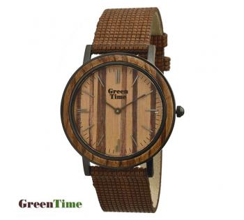 GreenTime ZW085F VEGAN Herrenuhr aus Holz