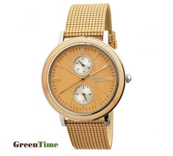 GreenTime ZW086D VEGAN Herrenuhr aus Holz