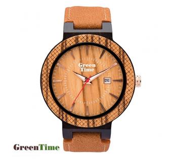 GreenTime ZW111B VEGAN FREETIME DROP men\'s watch in wood