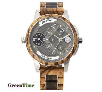 GreenTime ZW158B ADVENTURE orologio da uomo in legno